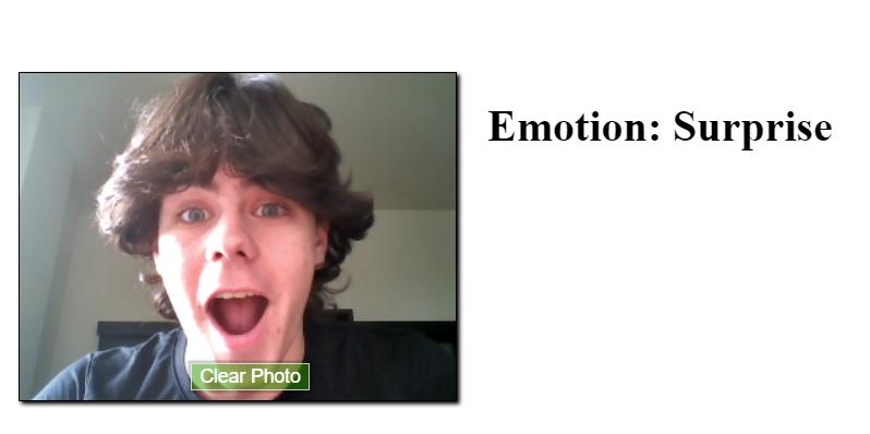 Emotion CNN prediction example 2