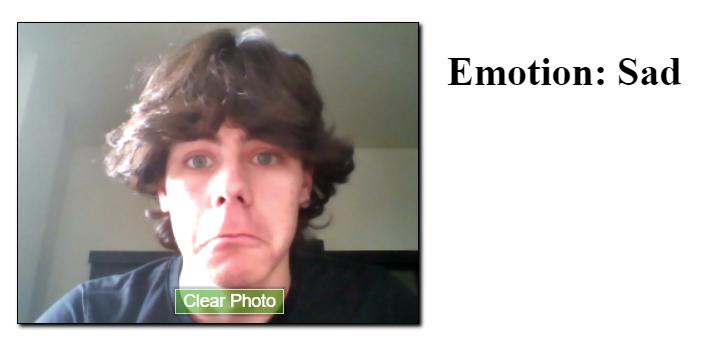 Emotion CNN prediction example 3